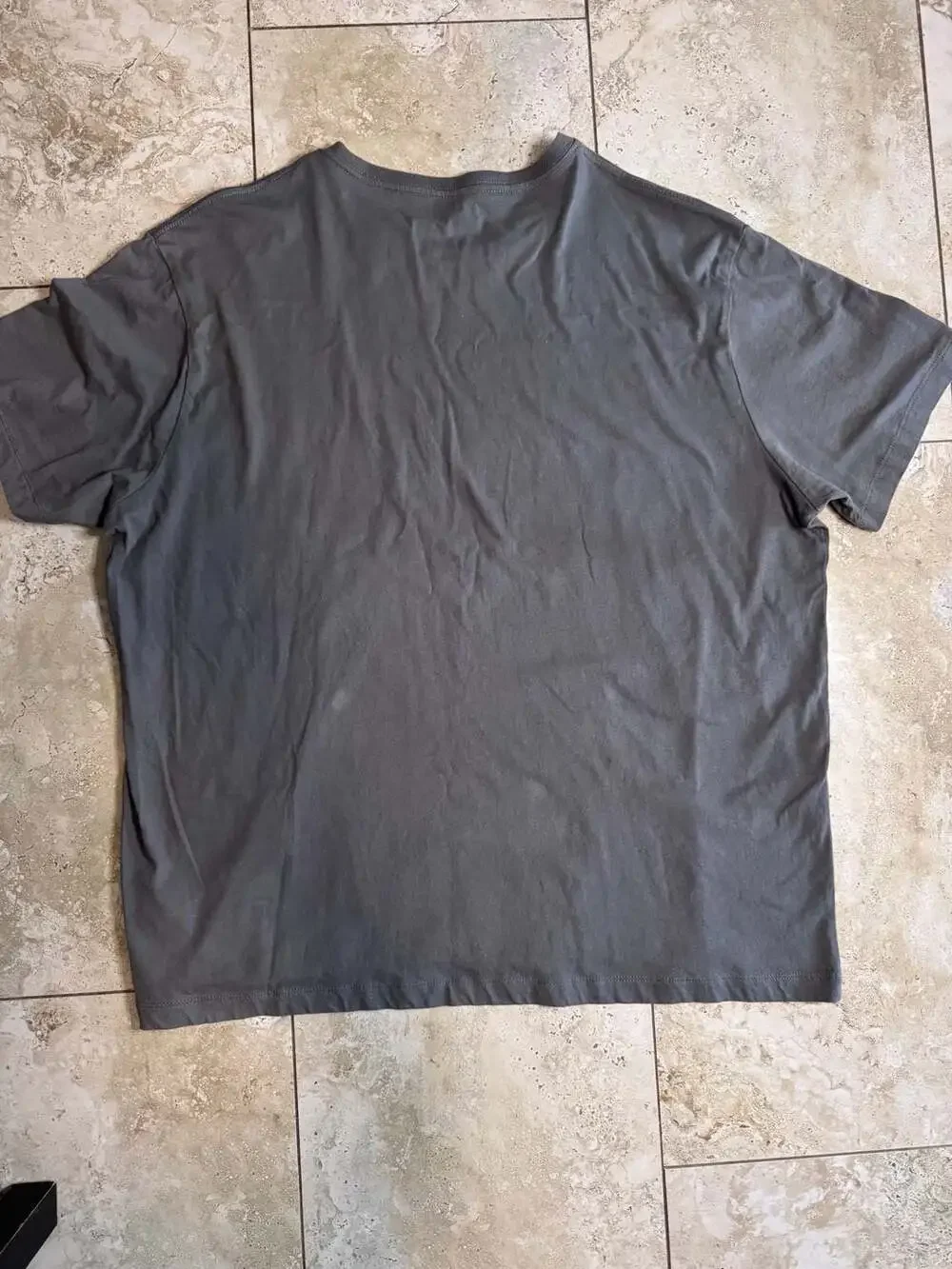 True Religion World Tour Buddha Graphic T-Shirt Gray Size XL